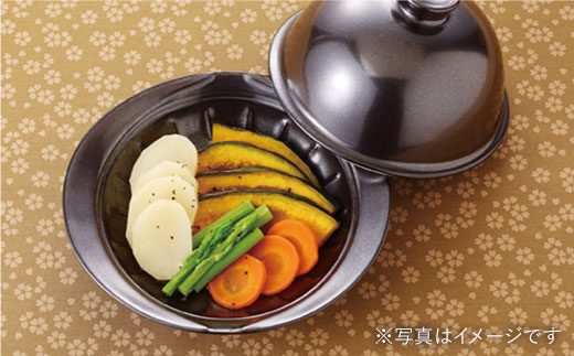 【波佐見焼】電子レンジ専用調理器 蒸すクック ピンク【西日本陶器】 [AC35]