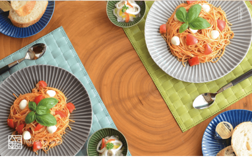 【波佐見焼】しのぎシリーズ プレート 茶碗 小皿 含む プレミアムセット【一龍陶苑】 [CC03]