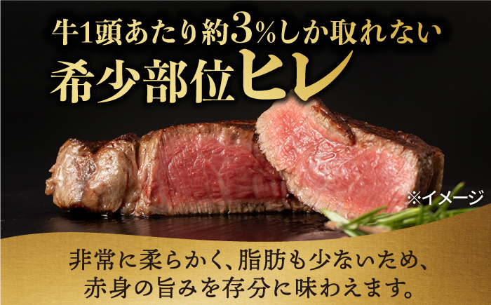 【12回定期便】【日本一の赤身肉】ヒレ ステーキ 長崎和牛（300g/回）【肉のマルシン】 [FG34] 肉 牛肉 赤身 ヒレ ステーキ 焼肉 定期便