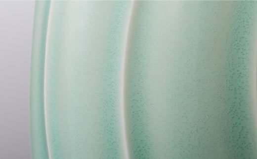 【波佐見焼】伝統工芸士・山口正美氏作 流水紋花入 花瓶 (AZ-1)【山口正右衛門窯】 [KD01]