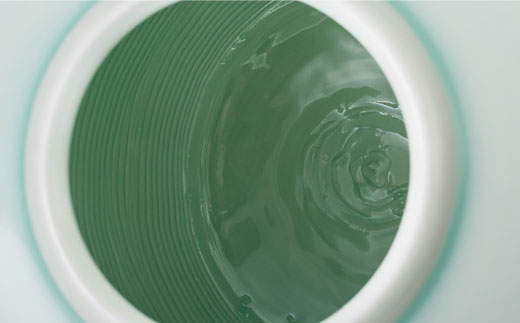 【波佐見焼】伝統工芸士・山口正美氏作 青白磁壺?1【山口正右衛門窯】 [KD03]