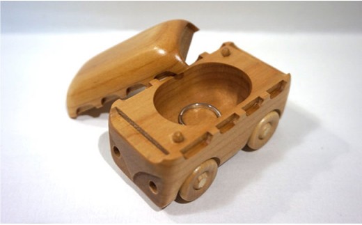 【ギフトにおすすめ】ミニバスリングケース【木の工房あんくるうっど】 [NC03]