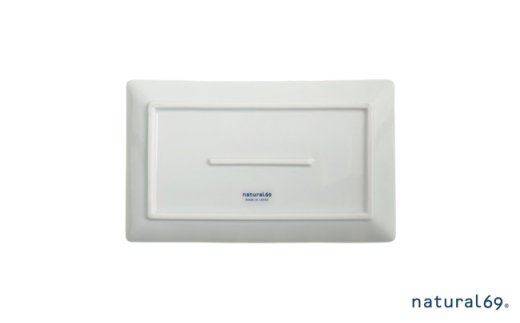 【波佐見焼】natural69 swatch 長角皿 5枚セット パレット／ポロック／ステッチ／タイル／ジップ [QA10]