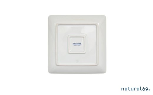 【波佐見焼】natural69 swatch 正角皿 5枚セット パレット／ポロック／ステッチ／タイル／ジップ [QA15]