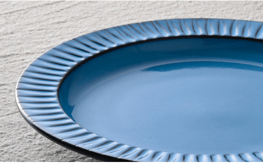 【波佐見焼】蒼鎬（あおしのぎ）ワン プレート セット４人用 スープカップ 食器 皿【利左エ門窯】 [QB04]