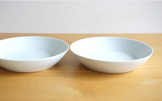 【白山陶器】【2人分の食器】シンプルで実用的なS-lineセット 深皿 プレート ボール 白磁【波佐見焼】 [TA60]