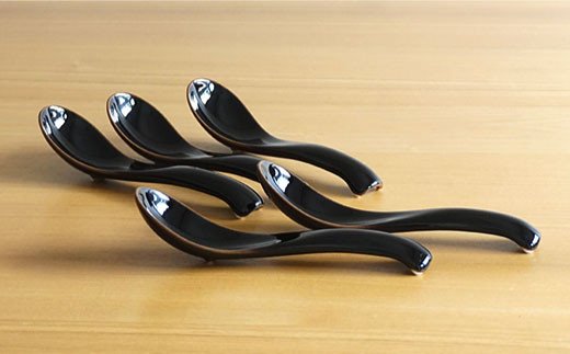 【白山陶器】【5人分の食器】丼とレンゲ10ピースセット 天目 どんぶり 【波佐見焼】 [TA62]