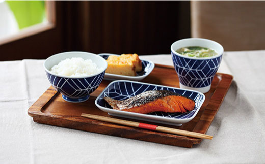 【波佐見焼】「ちょうどいいうつわ」 evotra ホームセット 小鉢 茶碗 小皿【浜陶】 [XA32]