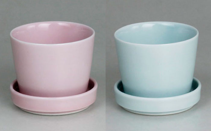 【波佐見焼】 ミニ植木鉢 カラー 6色セット 【Cheer house】 [AC293]