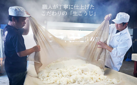 【全3回定期便】手作り生米こうじ400g 5個セット【原味噌本店】 [CA15]