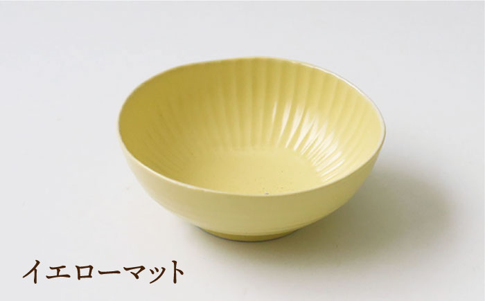 【波佐見焼】しのぎ 小付 小鉢 パステル 4枚セット【一龍陶苑】 [CC37]