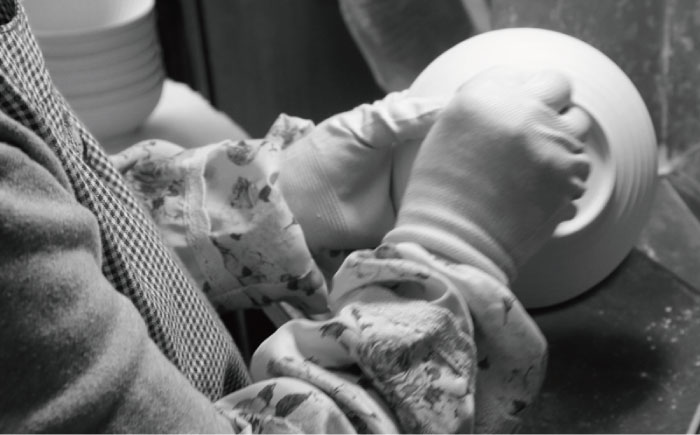 【波佐見焼】しのぎ 小皿 5枚セットB【一龍陶苑】 [CC58]