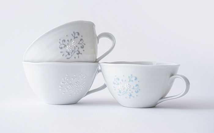 【波佐見焼】スワトウ スープカップ 3個セット スープマグ マグカップ【一龍陶苑】 [CC70]