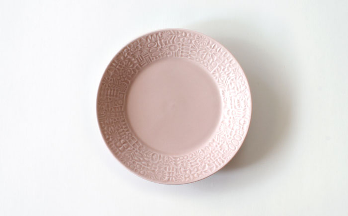 【波佐見焼】PATTERNED シリーズ antique rose 4点セット【BIRDS’ WORDS】 [CF090]