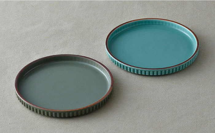 【波佐見焼】ギアシリーズ プレート 小（17.5cm） マットカラー ペアセット【大新窯】 [DC100]
