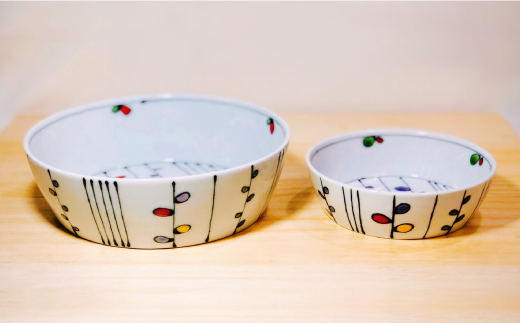 【波佐見焼】サラダボウル セット「フォレスト」大1個 小2個【大新窯】 [DC70]