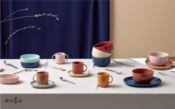 【波佐見ブランド/NUPPU】ジュニア食器セット ブルーベリー【東京西海】 [DD164]