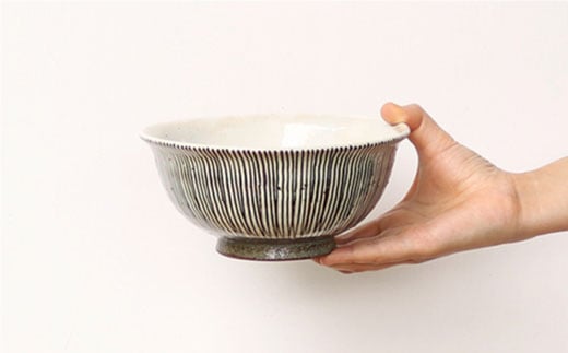 【波佐見焼 マルヒロ】BARBAR サビ十草 丼ペアセット（2点） [EB125]