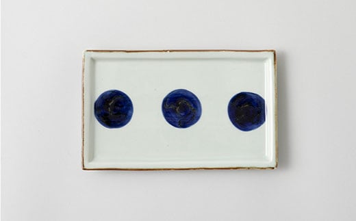 【波佐見焼 マルヒロ】BARBAR いろは 長角皿セット（3点）丸文×麻の葉文×菊文 [EB84]