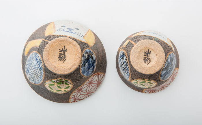 【波佐見焼】いぬあそび 茶碗 湯呑み 2点セット【洸彩窯】 [EE19]