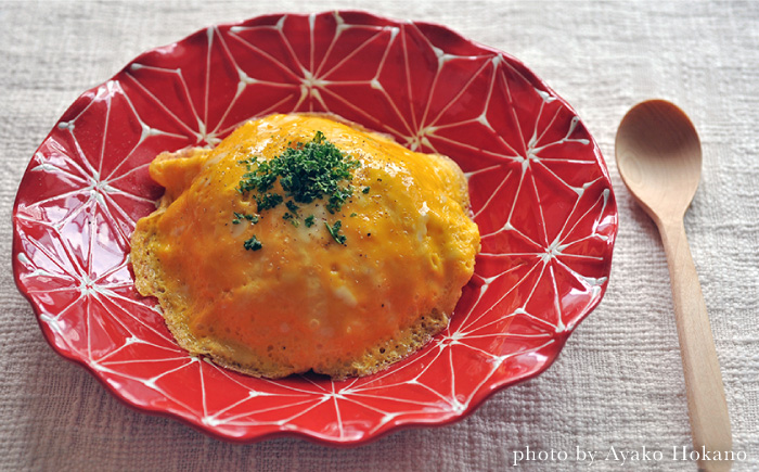 【波佐見焼】ホワイトライン麻 波 プレート L 赤【翔芳窯】 [FE10]