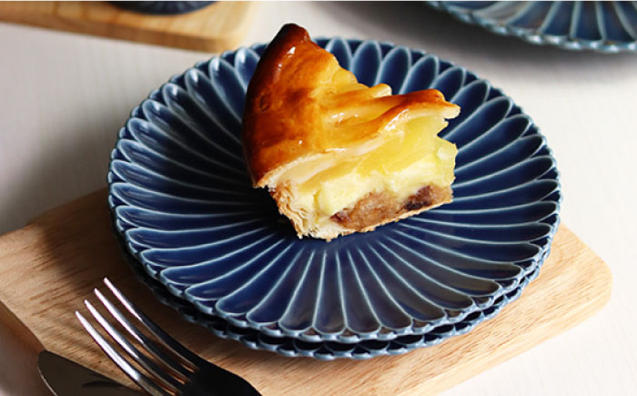 【波佐見焼】マリーゴールド プレート M  デニム 5枚セット ケーキ皿 取り皿【翔芳窯】 [FE113]