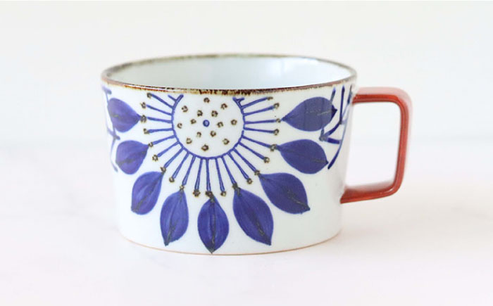 【波佐見焼】ブルーメ スープカップ ペアセット【翔芳窯】 [FE158]