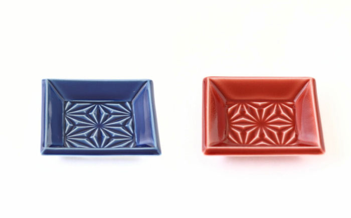 【波佐見焼】角麻 小角皿 4枚セット 食器 皿【翔芳窯】 [FE322]