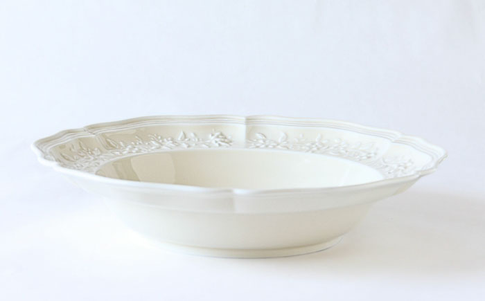 【波佐見焼】ombre de fleur ブーケボウル ミルキーホワイト 食器 皿【翔芳窯】 [FE352]