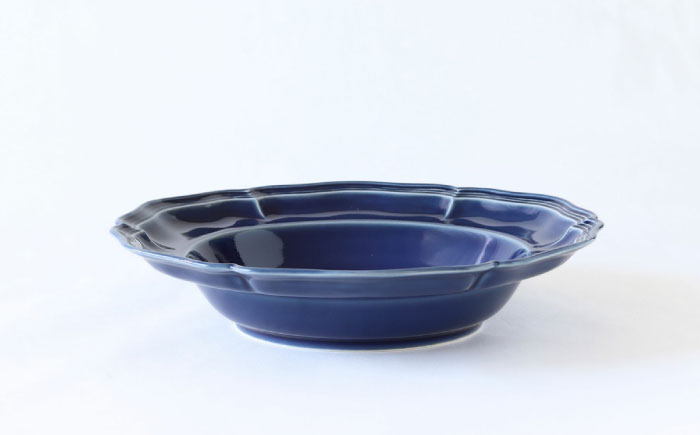 【波佐見焼】ombre de fleur ボウルL アズール 5枚セット 食器 皿【翔芳窯】 [FE401]