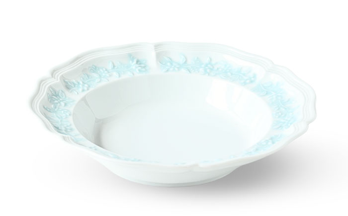 【波佐見焼】ombre de fleur ブーケボウル　palette blue　2枚セット　食器 皿【翔芳窯】 [FE431]