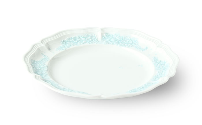 【波佐見焼】ombre de fleur ブーケプレート　palette blue　食器 皿【翔芳窯】 [FE438]