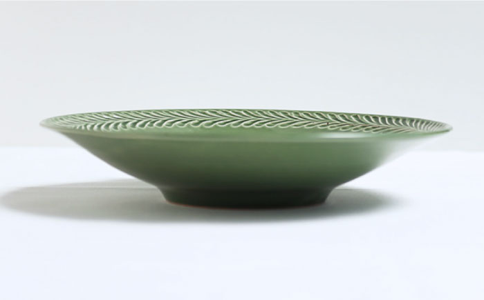 【波佐見焼】ローズマリー マルチ ボウル オリベ【翔芳窯】 [FE45]