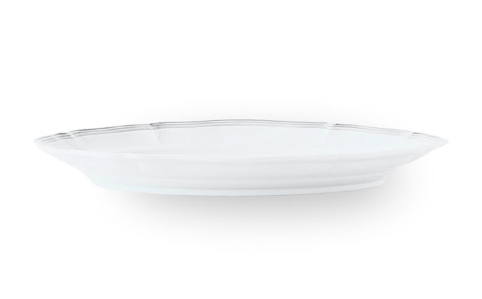 【波佐見焼】ombre de fleur オーバルプレート melodie gray 2枚セット【翔芳窯】 [FE484]