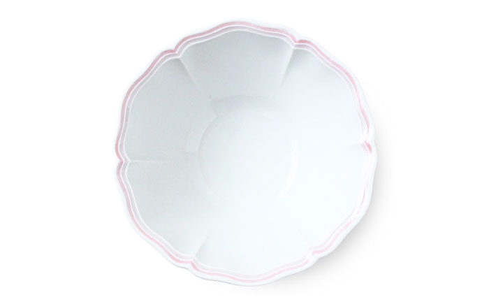 【波佐見焼】ombre de fleur ボウルM melodie pink 4個セット【翔芳窯】 [FE497]