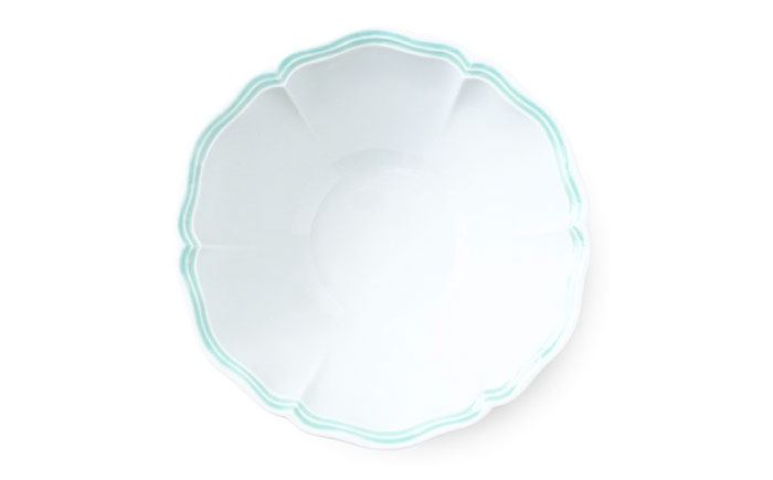 【波佐見焼】ombre de fleur ボウルM melodie green 4個セット【翔芳窯】 [FE499]