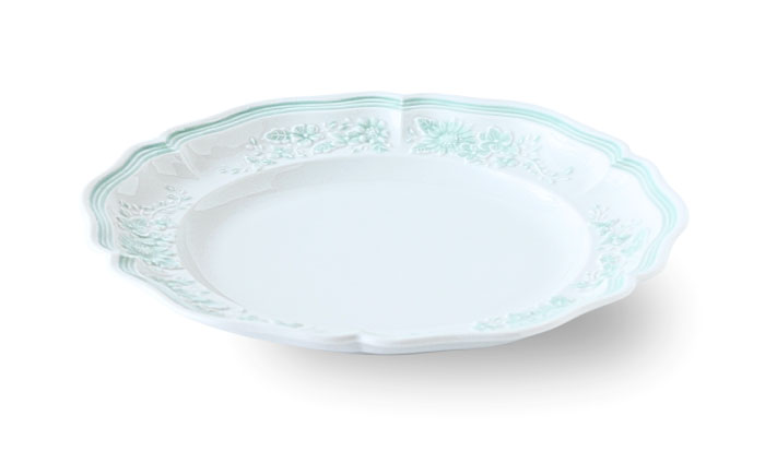 【波佐見焼】ombre de fleur ブーケプレート palette green 4枚セット【翔芳窯】 [FE526]