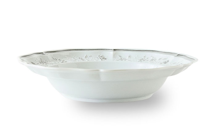 【波佐見焼】ombre de fleur ブーケボウル palette gray 4枚セット【翔芳窯】 [FE541]