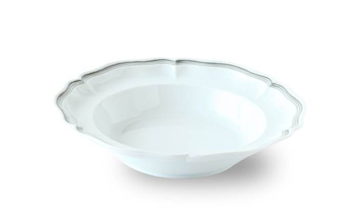 【波佐見焼】ombre de fleur ボウルL melodie gray 4枚【翔芳窯】 [FE553]