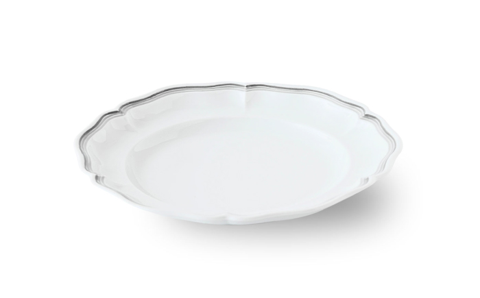 【波佐見焼】ombre de fleur プレートL melodie gray 4枚【翔芳窯】 [FE565]