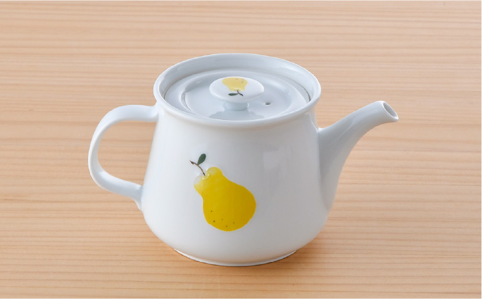 【波佐見焼】ラフランス ティーポット【松幸陶芸】 [HB39]