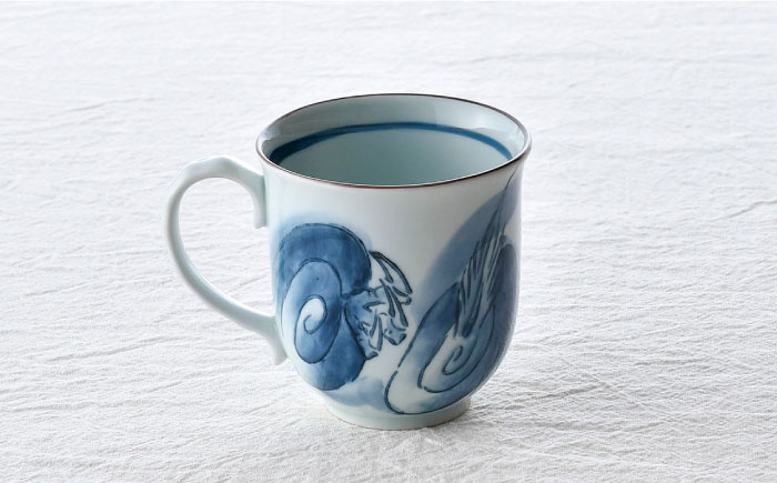 【波佐見焼】龍絵 ポカポカ マグカップ 1点 食器【松幸陶芸】 [HB52]