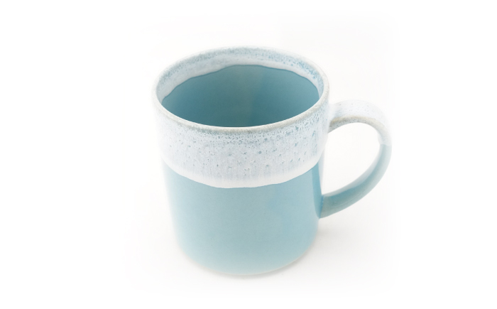 【波佐見焼】Folk Design トールマグ 青釉白唐津流し 1点【玉有】 [IE64]