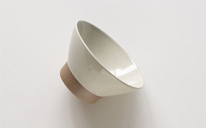 【波佐見焼】Furelu くらわんか碗（ホワイト・ホワイト）2点セット 食器  皿 茶碗 ペア【藍染窯】 [JC129]