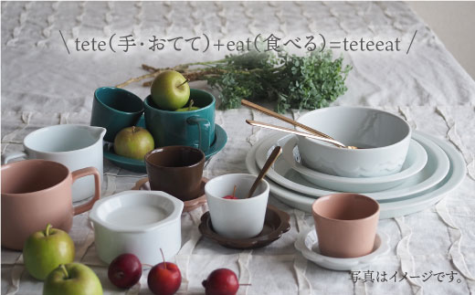 【波佐見焼】teteeat 子供食器 グリーン ボウル プレート マグカップ 6点 食器 皿 【堀江陶器】 [JD127]