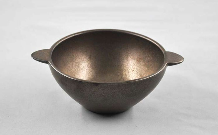 【波佐見焼】金彩釉 手付き鉢 ボウル 3個セット【堀江陶器】 [JD166]