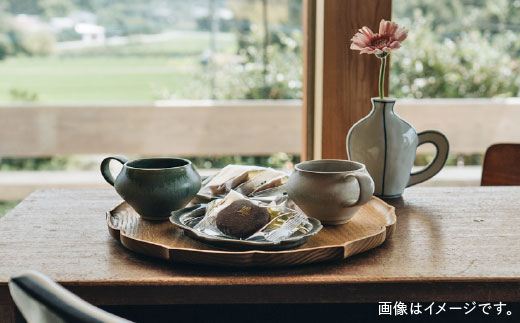 【波佐見焼】コーヒーのためのカップ コーヒーカップ (ホワイト・グリーン) 2色セット【イロドリ】 [KE03]