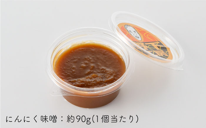 【全3回定期便】にんにく味噌 10個セット 国産【万能調味料】【野下上絵】 [LE18]