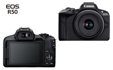 Canon EOS R50 ダブルズームキット ブラック ミラーレスカメラ 一眼 【長崎キヤノン】[MA25]