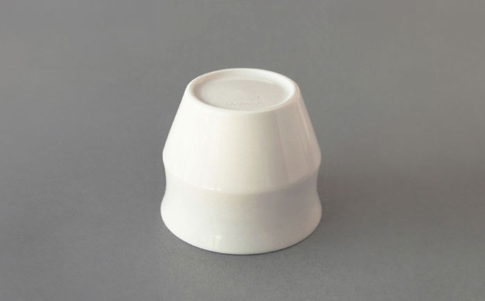 【波佐見焼】KINU カップ 小 2点セット（艶あり）【studio wani】 [MB49]